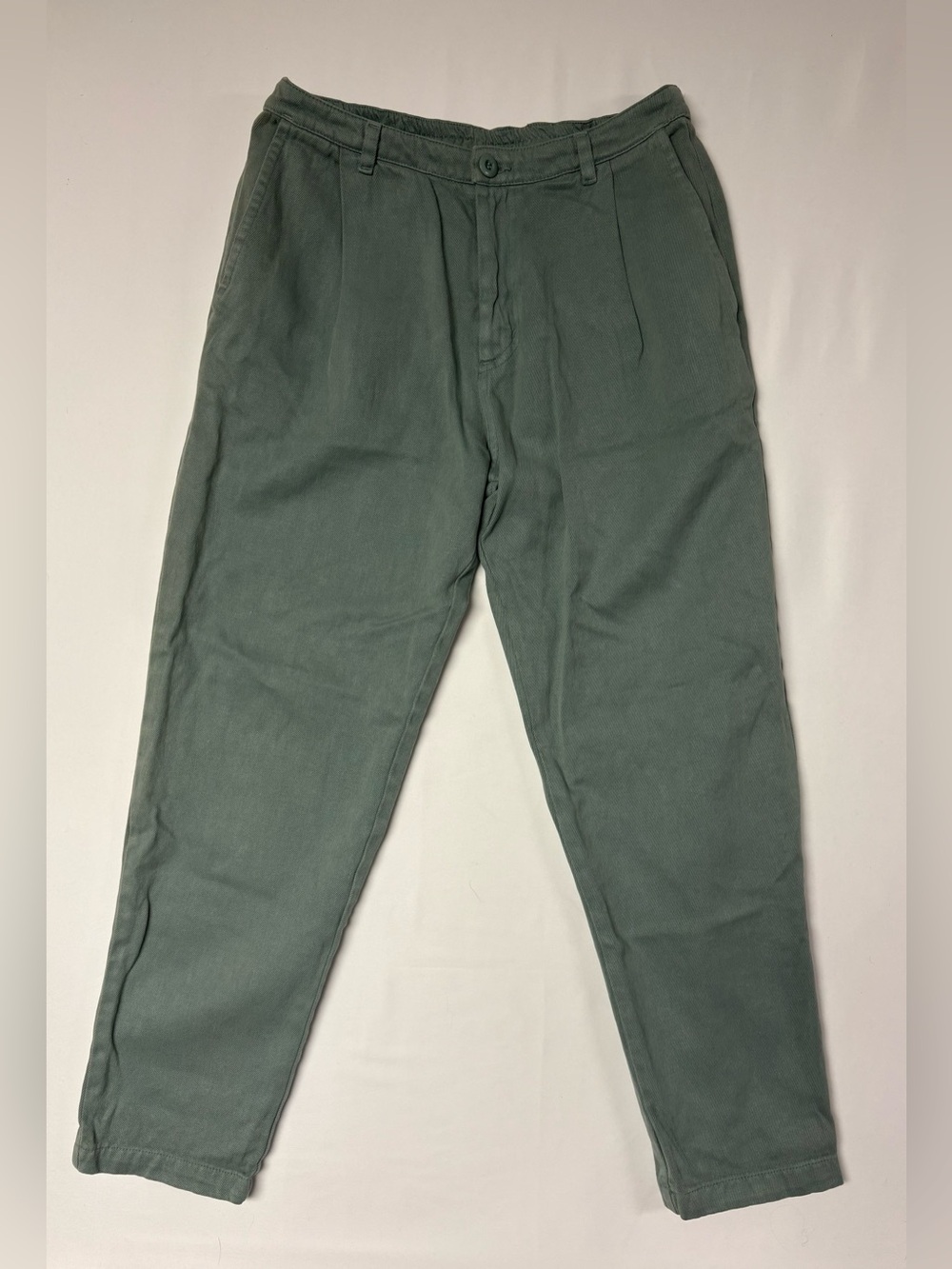 Jungmaven Acuma Olive Green Pleated Front Pants - Picture 3 of 10